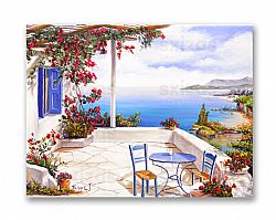 GREEK ISLAND LANDSCAPE